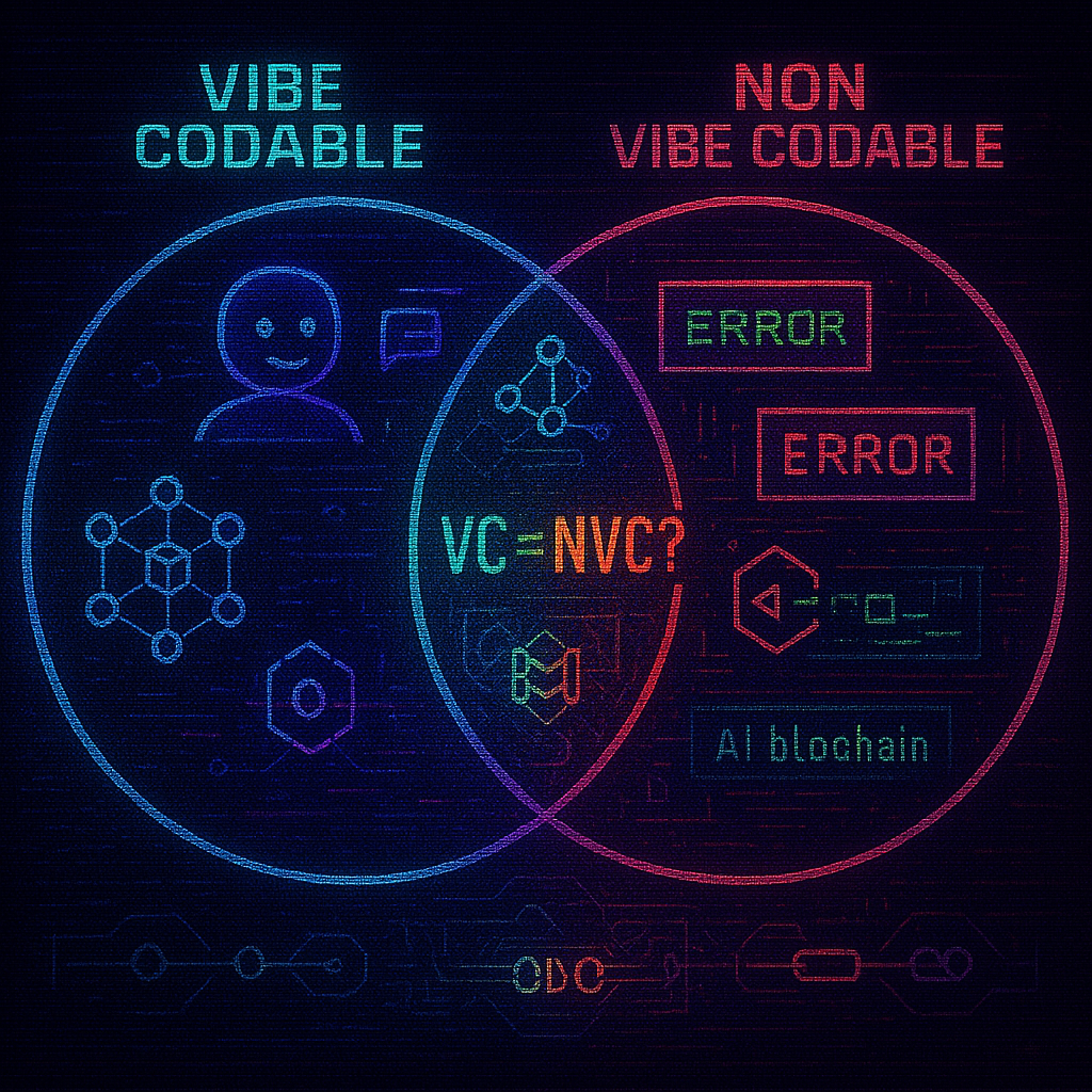 Vibe Codable vs Non Vibe Codable. VC = NVC ?